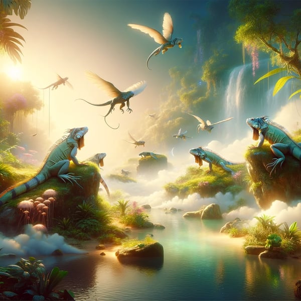 Soñar CON Iguanas: El significado detrás de tus sueños