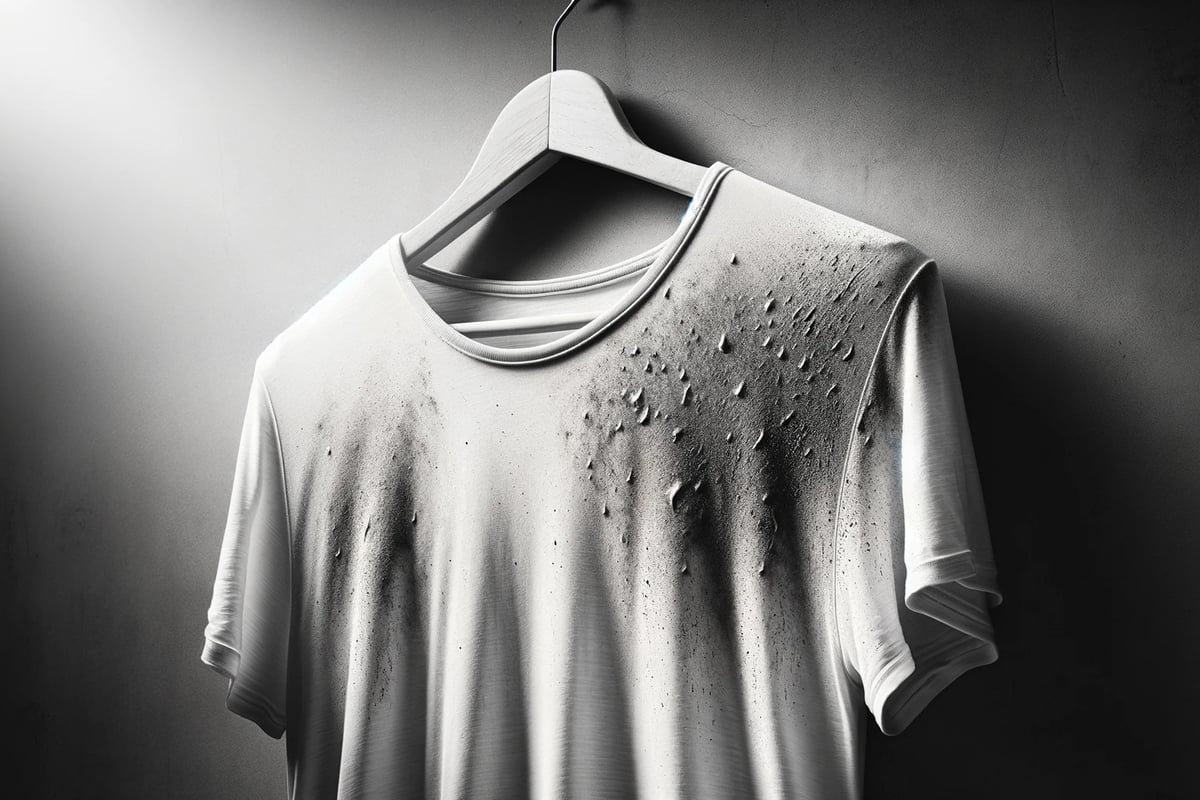 cómo evitar manchas de desodorante en camisas blancas