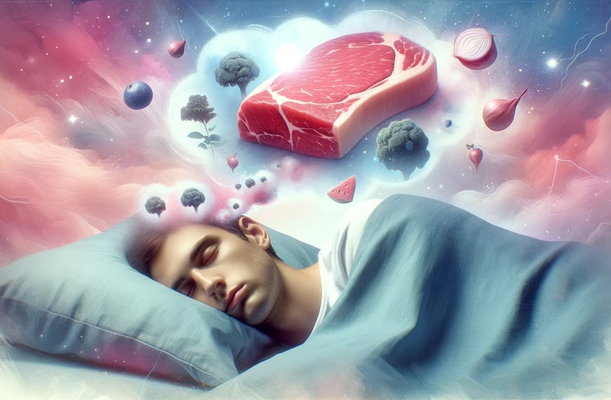 significado subconsciente de la carne en sueños