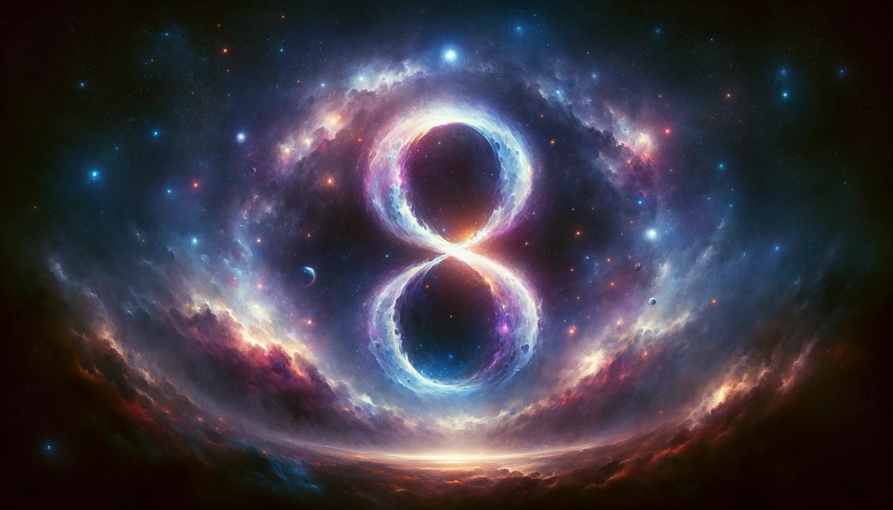 el infinito en el simbolismo del número 8