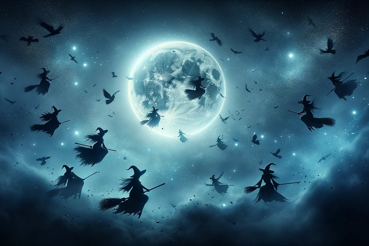 interpretación de sueños con brujas en vuelo