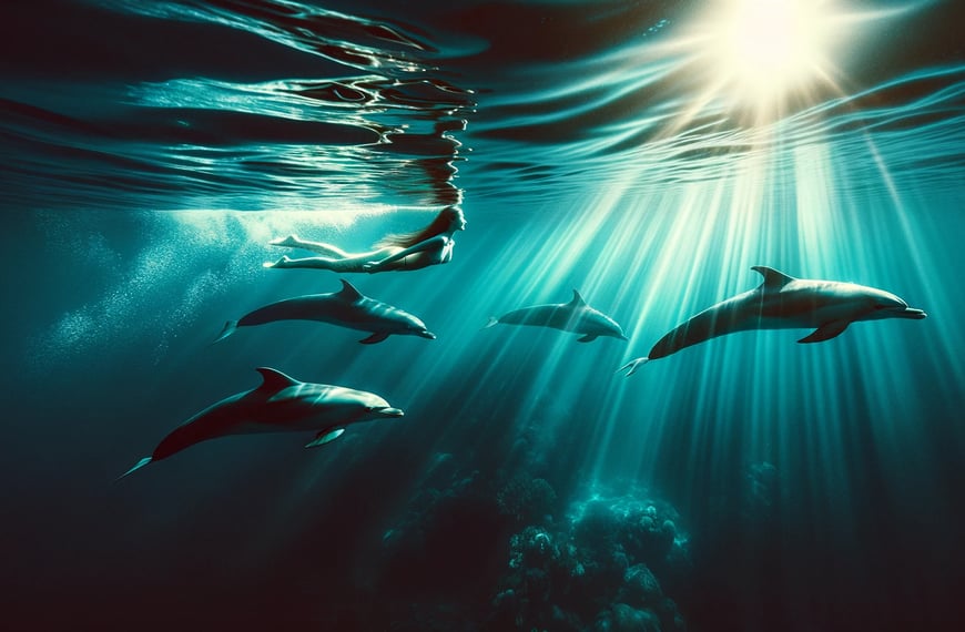 la guía espiritual de los delfines en sueños