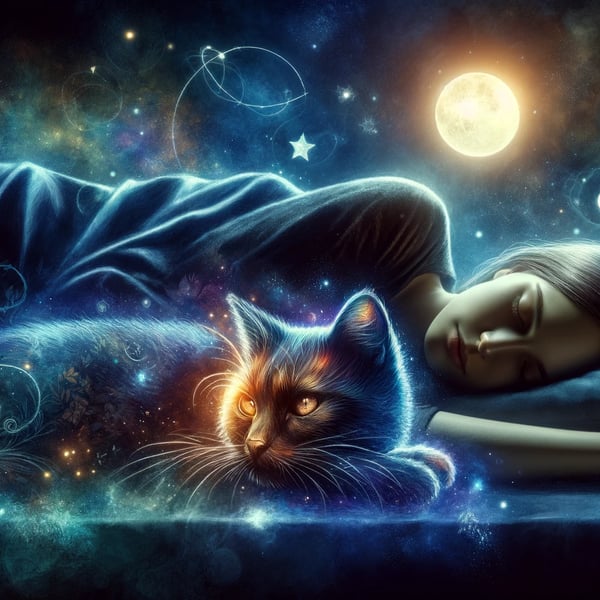 interpretación de sueños con gatos negros en la noche