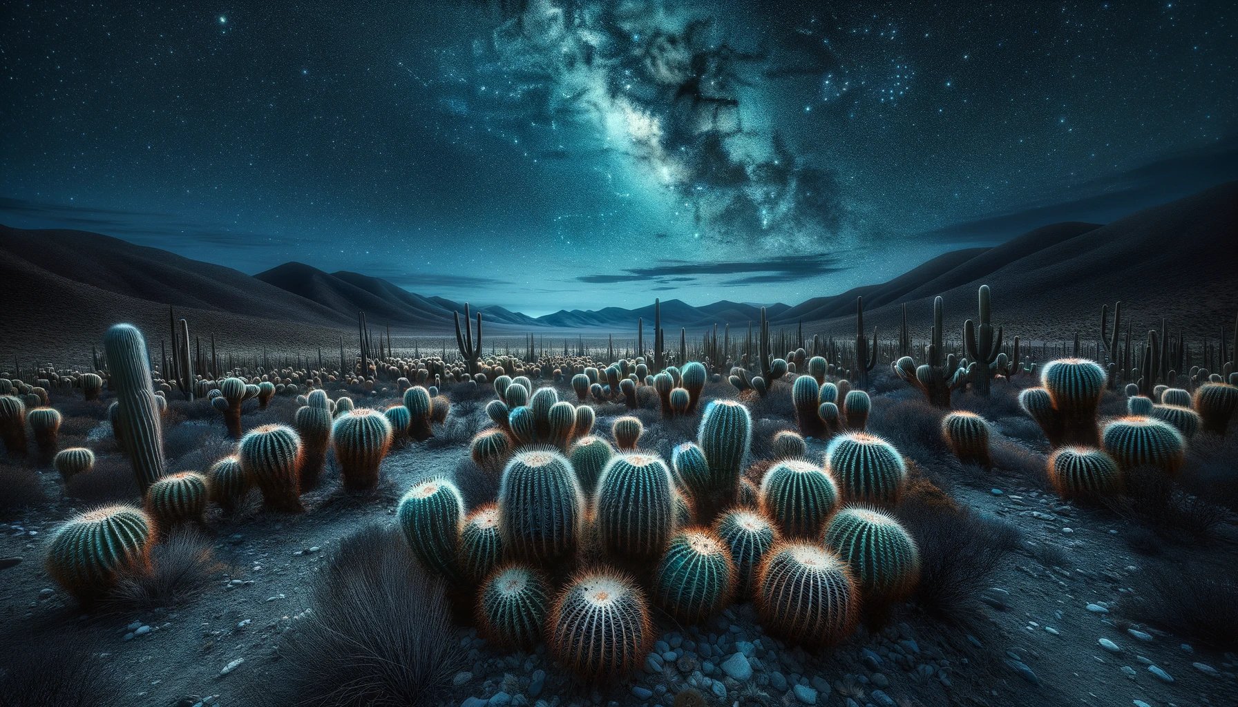 cactus de peyote en su hábitat natural