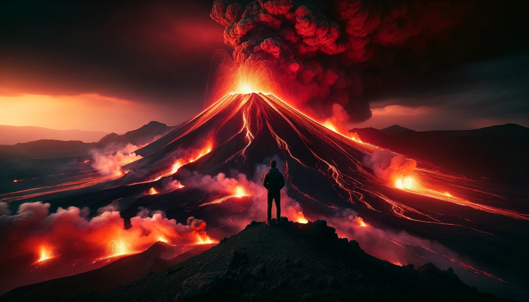 interpretación emocional de sueños con volcanes
