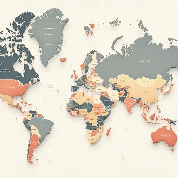 mapa mundial con legislación sobre el aborto