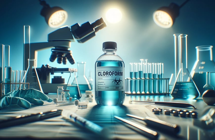 seguridad y uso del cloroformo en laboratorios