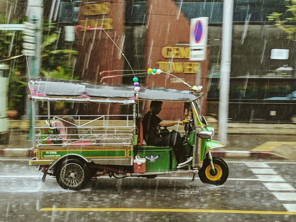 lluvia en tailandia