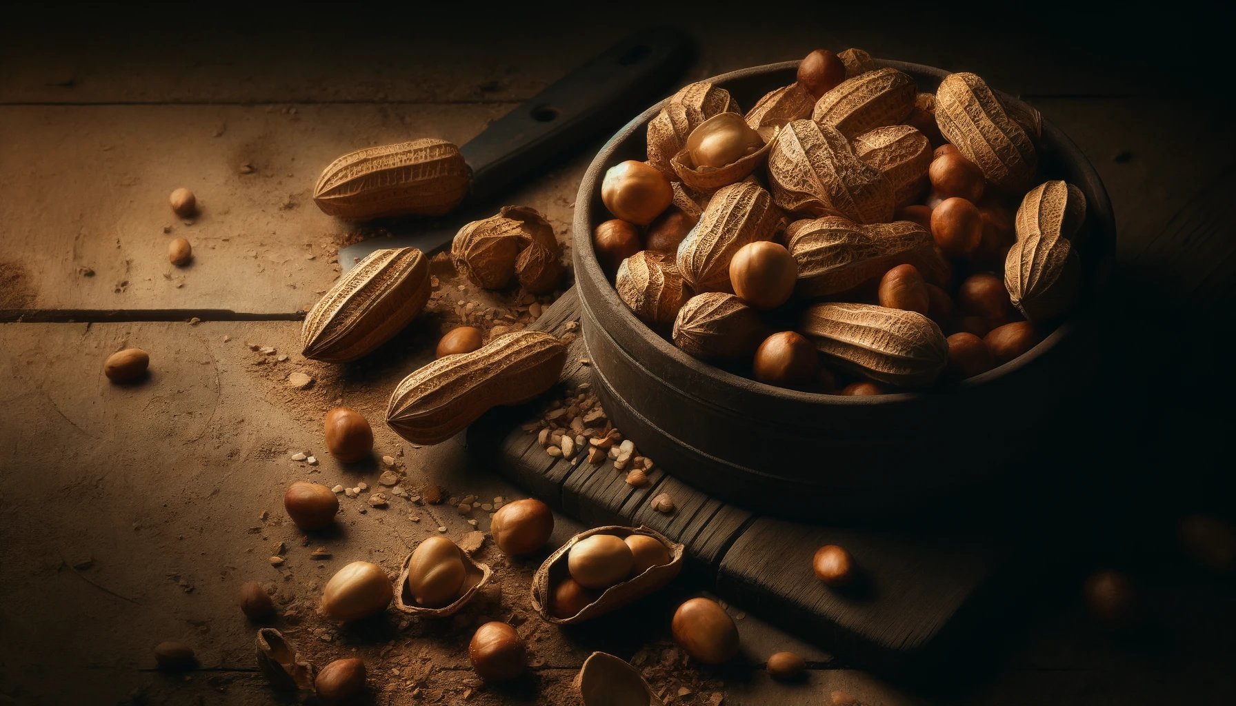 texturas naturales de cacahuetes en cáscara