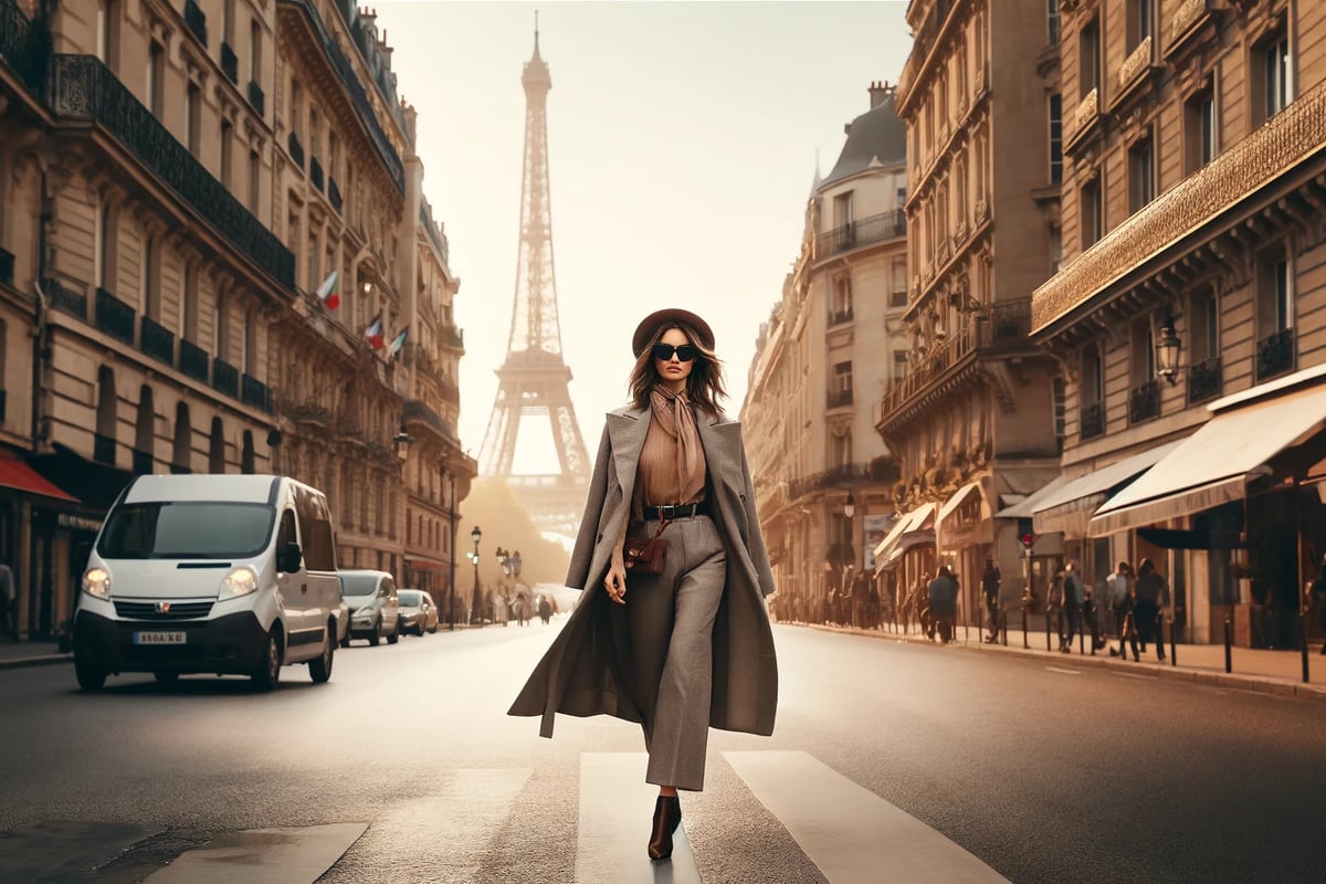 estilo chic y sofisticado en las calles de París