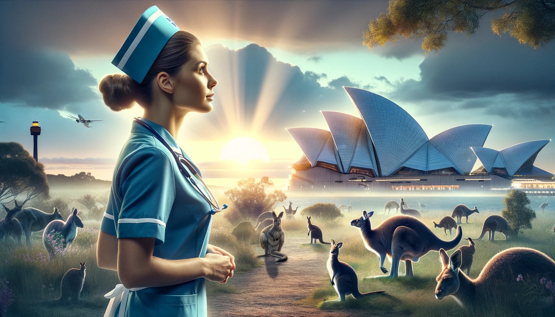 una enfermera contempla nuevas oportunidades en Australia