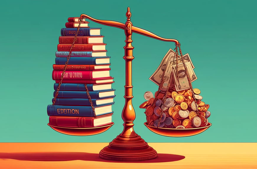 el desequilibrio entre conocimiento y remuneración en la educación universitaria