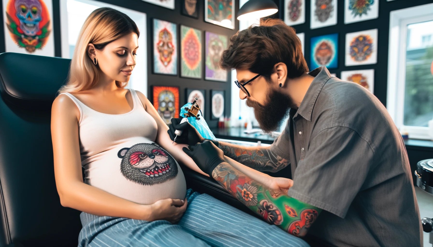 ¿Es seguro tatuarse durante el embarazo?