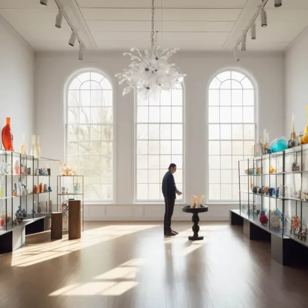 la historia del arte en vidrio en mexico