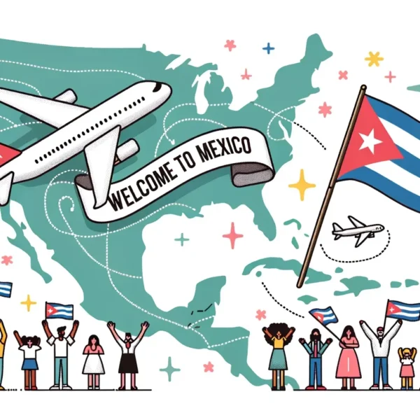 como emigrar a mexico desde cuba
