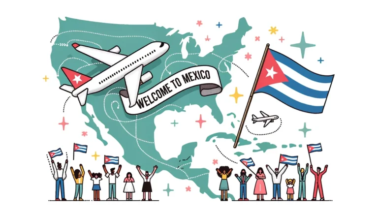 como emigrar a mexico desde cuba