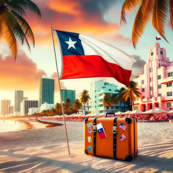como emigrar a miami desde chile