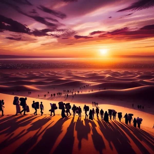 como migran los sirios