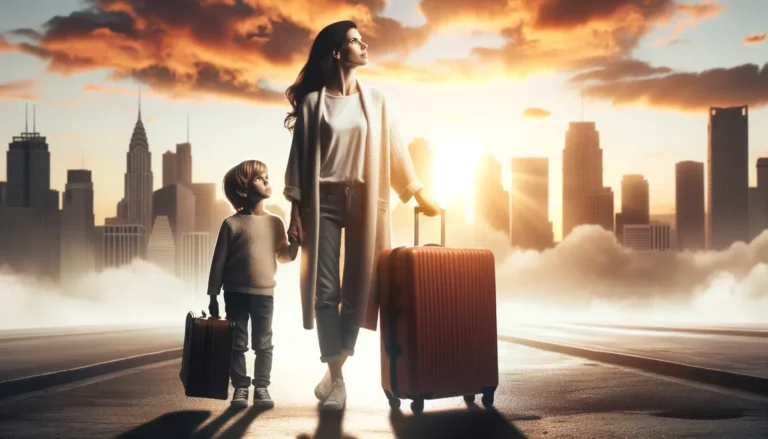 emigrar como madre soltera