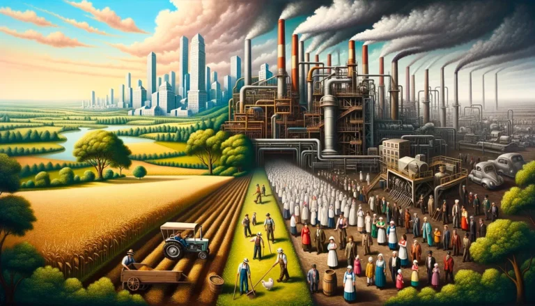 por que emigraron a las ciudades industriales