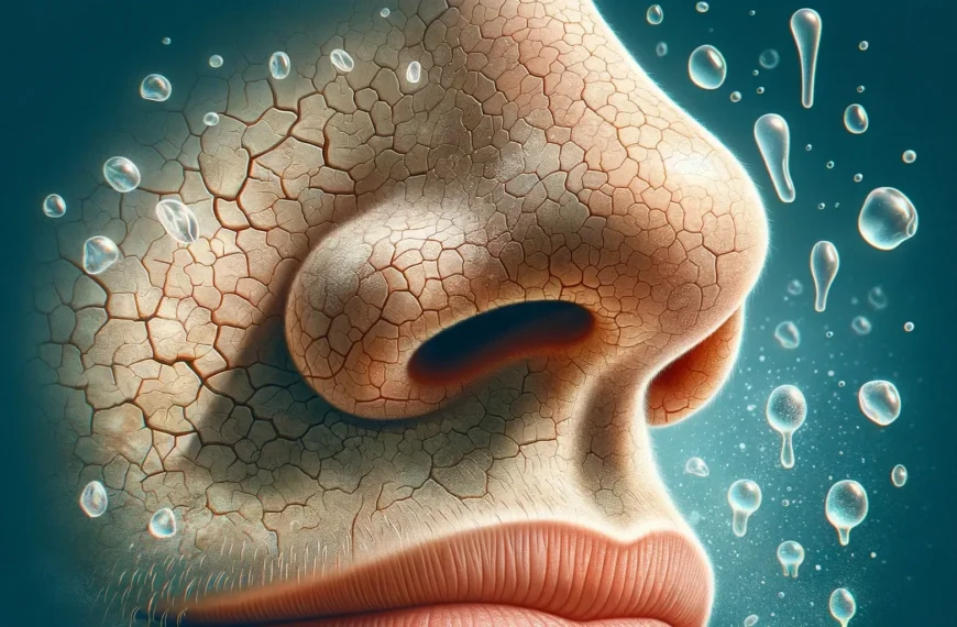causas de la resequedad en la nariz