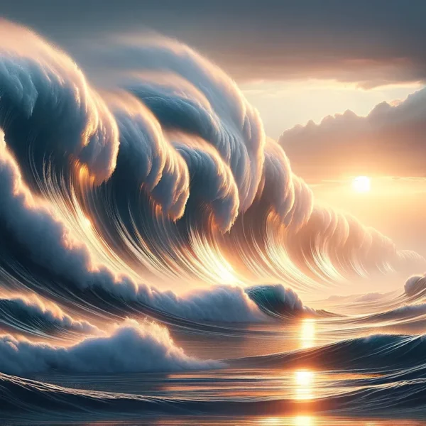 que significa sonar con olas del mar muy altas