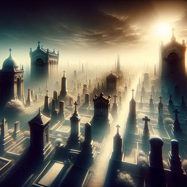 que significa sonar pasar por un cementerio