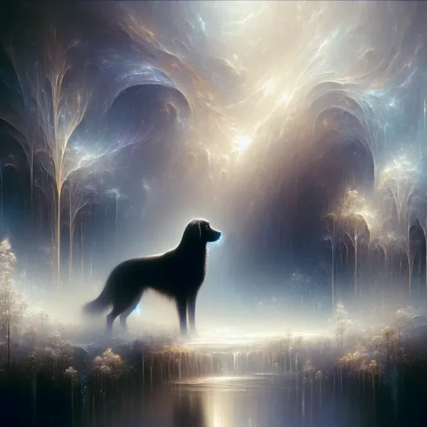 sonar un perro negro