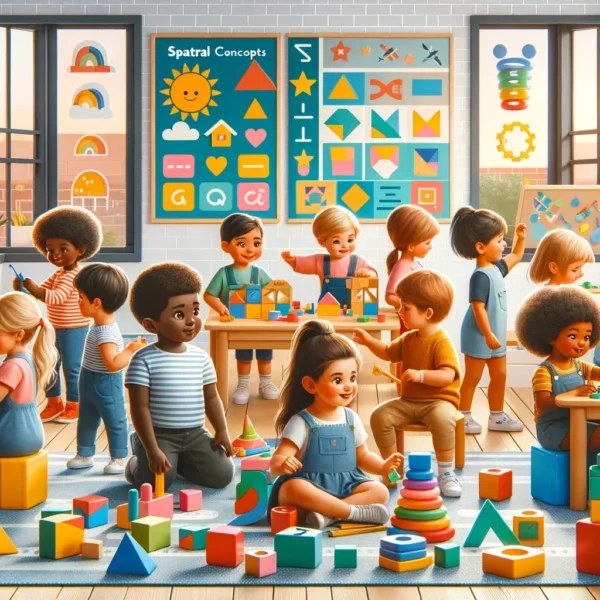 como trabajar nociones espaciales en preescolar