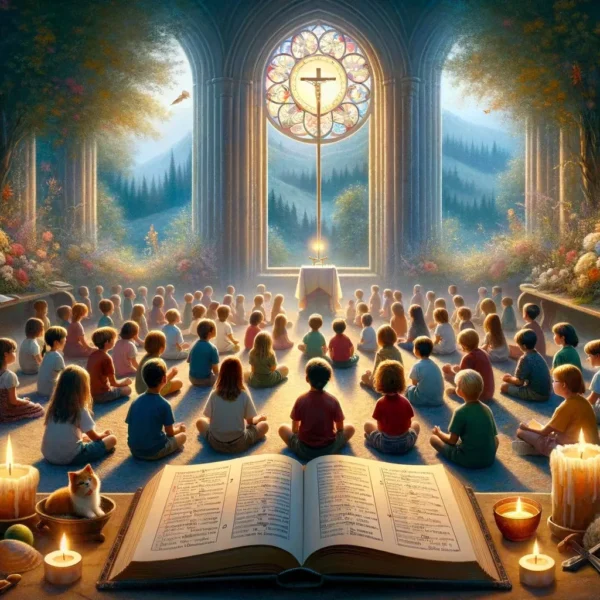 Oración para iniciar la catequesis de niños: Guía y enseñanza
