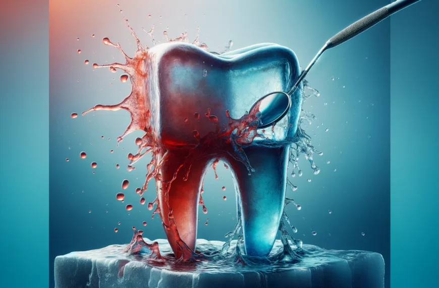 contraste de temperaturas afectando la sensibilidad dental