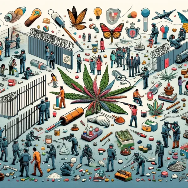 implementacion de estrategias de intervencion por tipo de drogas ilegales