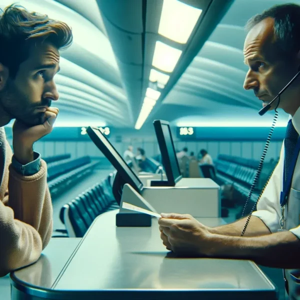 pasajero enfrenta overbooking en aerolínea