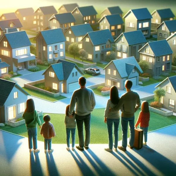 la elección de un hogar ideal para la familia