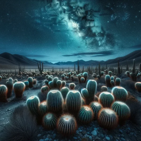 cactus de peyote en su hábitat natural