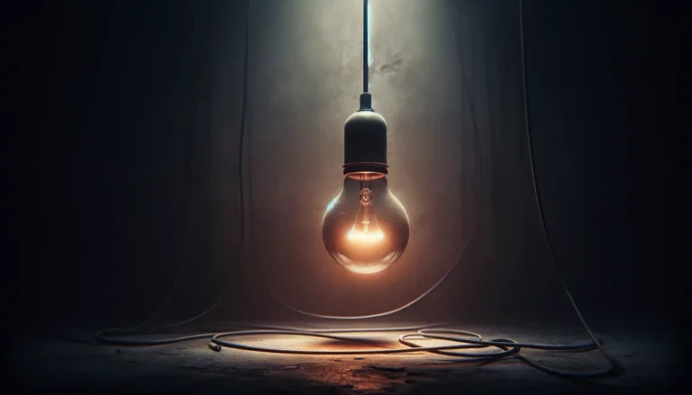 la oscuridad simboliza falta de ideas