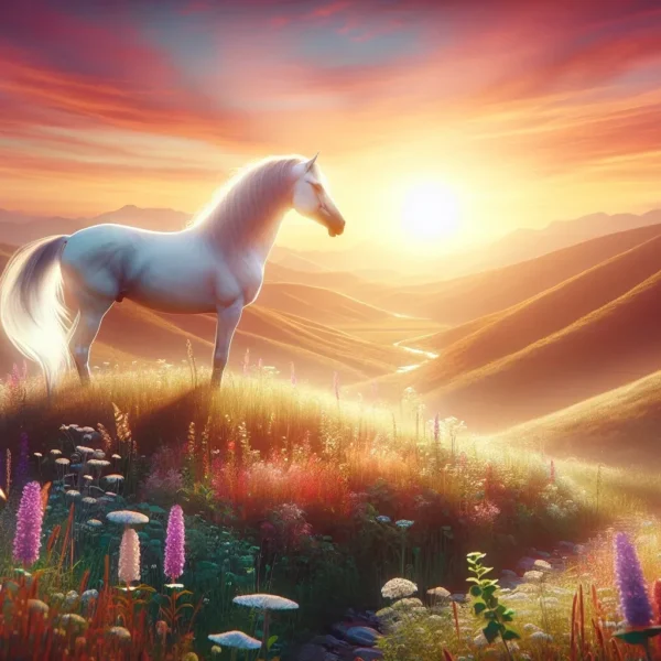 simbolismo de sonar con un caballo blanco.webp