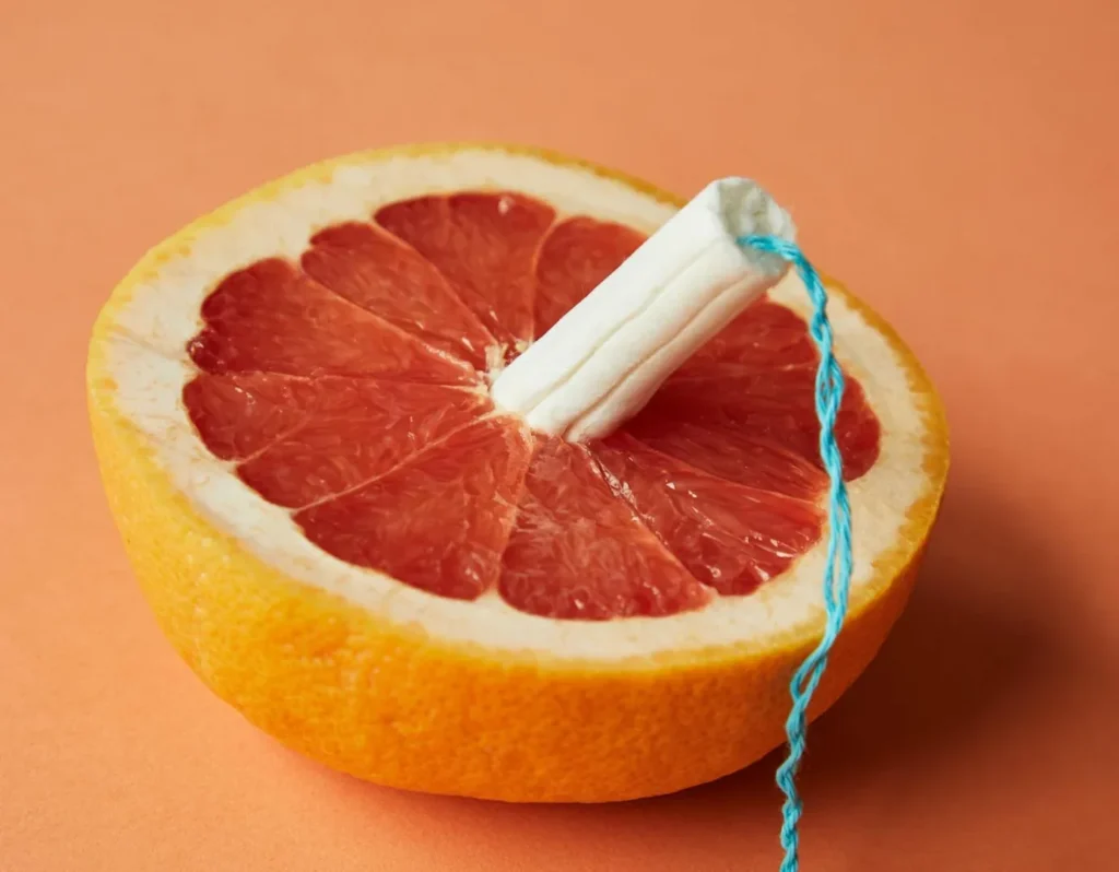 Ciclo Menstrual en una fruta

