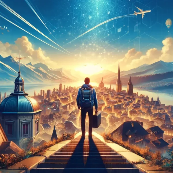 adaptación y éxito de un emigrante en Suiza