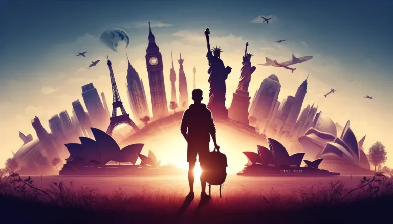 jóvenes argentinos aspirando a emigrar a ciudades icónicas