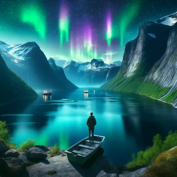 la serenidad de los paisajes noruegos como nueva casa