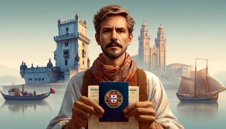 paisajes icónicos de Portugal como fondo para la ciudadanía por ascendencia
