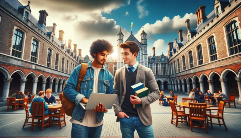 interacción estudiantil en Irlanda para latinoamericanos