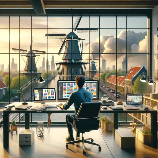 diseñadores gráficos encontrando inspiración en Holanda