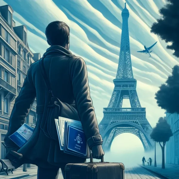 inicio del viaje migratorio a Francia