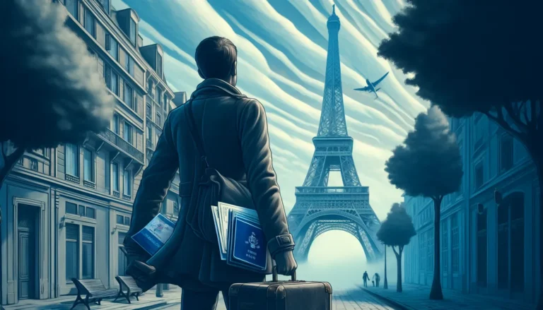 inicio del viaje migratorio a Francia