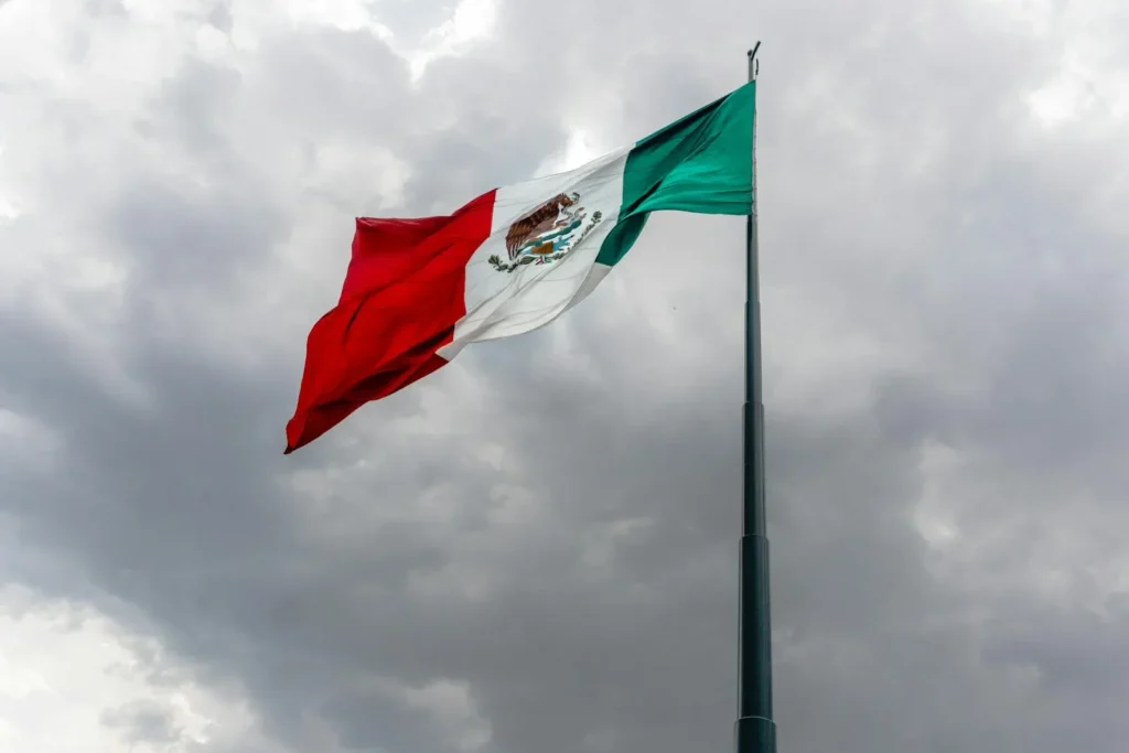 Orgullo por lo bandera mexicana