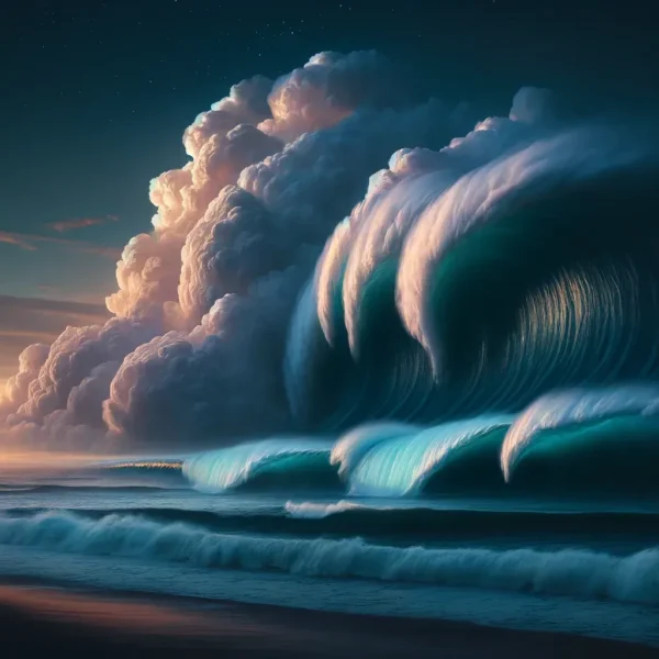 Soñar con olas gigantes