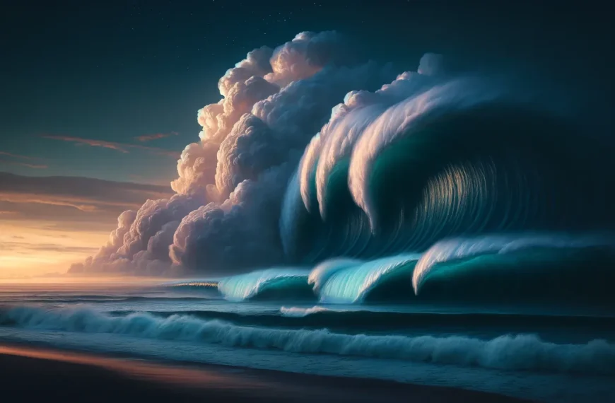 Soñar con olas gigantes