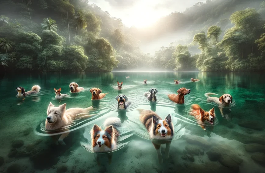 Soñar con perros en el agua